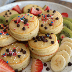 fun banana pancake bites