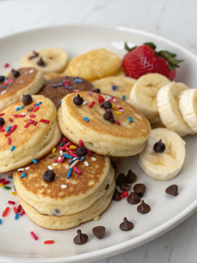 fun banana pancake bites