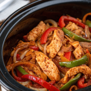 crockpot chicken fajitas