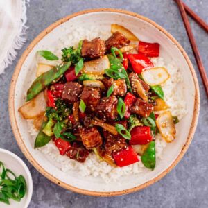 Quick Veggie & Tofu Stir Fry