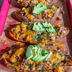 Turkey Stuffed Sweet Potatoes